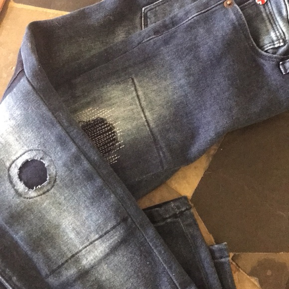 HUDSON Girls Distressed Skinny Jeans NWT - Picture 8 of 15